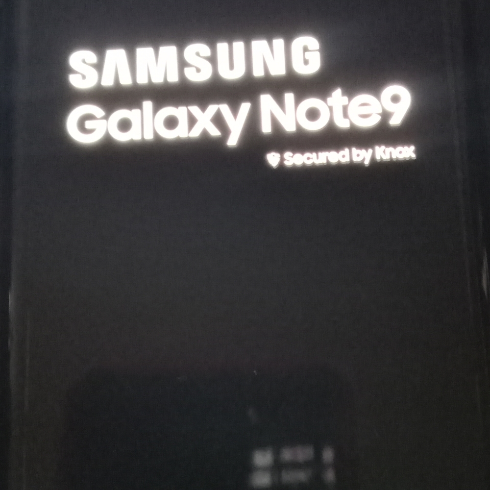 Galaxy note 9 128 GB unlocked Samsung black